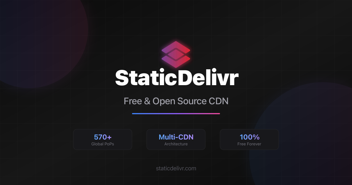 StaticDelivr logo